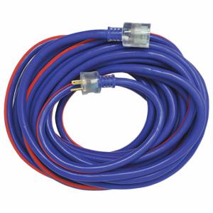 SOUTHWIRE COMPANY 26480064 Extension Cord, 50 Ft Cord Length, 10 Awg Wire Size, 10/3, Blue/Red | CU3CUM 55CW34