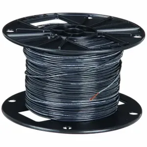 SOUTHWIRE COMPANY 27021501 Fixture Wire, 18 AWG Wire Size, 1 Conductors, Black, 500 ft Length, Stranded, Nylon, PVC | CU3CWC 5LWY5