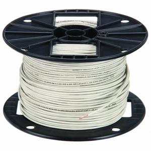SOUTHWIRE COMPANY 27033001 Fixture Wire, 16 AWG Wire Size, 1 Conductors, White, 500 ft Length, Stranded, Nylon, PVC | CU3CVZ 5LWY3