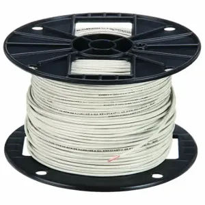 SOUTHWIRE COMPANY 27033001 Fixture Wire, 16 AWG Wire Size, 1 Conductors, White, 500 ft Length, Stranded, Nylon, PVC | CU3CVZ 5LWY3