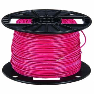 SOUTHWIRE COMPANY 27034801 Fixture Wire, 16 AWG Wire Size, 1 Conductors, Red, 500 ft Length, Stranded, Nylon, PVC | CU3CVY 5LWY0