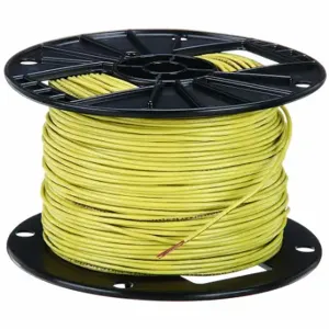 SOUTHWIRE COMPANY 27037101 Fixture Wire, 16 AWG Wire Size, 1 Conductors, Yellow, 500 ft Length, Stranded, Nylon, PVC | CU3CWA 5LWY7