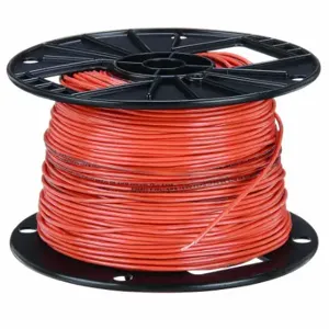 SOUTHWIRE COMPANY 27038901 Fixture Wire, 16 AWG Wire Size, 1 Conductors, Orange, 500 ft Length, Stranded, Nylon, PVC | CU3CVV 5LWZ2