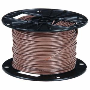 SOUTHWIRE COMPANY 27039701 Fixture Wire, 16 AWG Wire Size, 1 Conductors, Brown, 500 ft Length, Stranded, Nylon, PVC | CU3CVT 5LWZ6