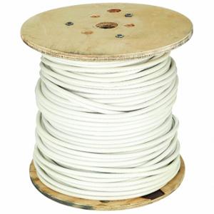 SOUTHWIRE COMPANY 20503901 Building Wire, 2 AWG Wire Size, 1 Conductors, White, 500 ft Length, Stranded, Nylon, PVC | CP2EKU 4WZR1