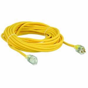 SOUTHWIRE COMPANY 3688SW0002 Extension Cord, 50 Ft Cord Length, 12 Awg Wire Size, 12/3, Yellow | CU3CUP 444C65