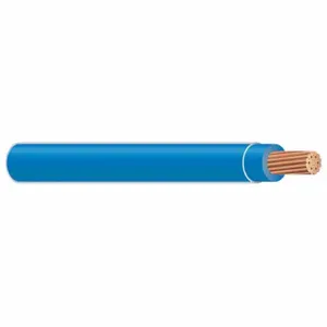 SOUTHWIRE COMPANY 37104771 Building Wire, 12 AWG Wire Size, 1 Conductors, Blue, 500 ft Length, Stranded, Nylon, Blue | CP2EBL 55CX09