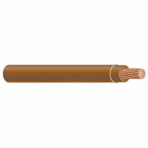 SOUTHWIRE COMPANY 37108871 Building Wire, 12 AWG Wire Size, 1 Conductors, Brown, 500 ft Length, Stranded, Nylon | CP2EBU 55CX13