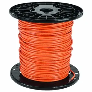 SOUTHWIRE COMPANY 41171002 Building Wire, 4 AWG Wire Size, 1 Conductors, Orange, 500 ft Length, Stranded, Nylon, PVC | CP2EJB 4WZP5