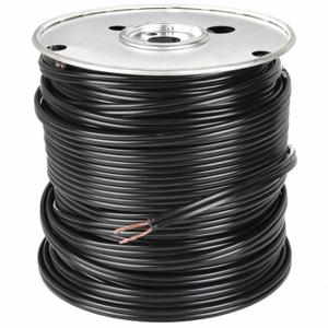 SOUTHWIRE COMPANY 55213444 Landscape Lighting Wire, 12 AWG Wire Size, 250 ft Length, 0.39 Inch x 0.20 in, Black | CU3DCR 23M539