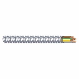 SOUTHWIRE COMPANY 61052301 Metal Clad Armored Cable, 3 with Insulated CU Ground Conductors, Silver, 250 ft Length | CU3CXG 446P43