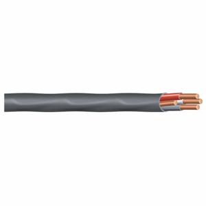 SOUTHWIRE COMPANY 63968205 Nonmetallic Building Cable, 3 With Bare CU Ground Conductors, Black, 500 ft Length | CU3CXU 55CX30