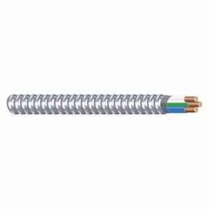 SOUTHWIRE COMPANY 68948901 Metal Clad Armored Cable, 2 with Insulated CU Ground Conductors, Silver, 250 ft Length | CU3CWY 446P37
