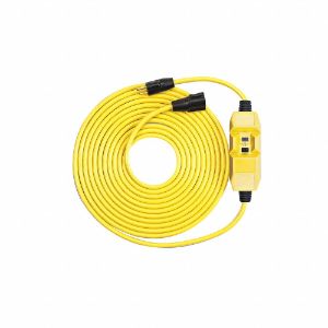SOUTHWIRE COMPANY 26000125-2 Line Cord, GFCI, 25 Feet Size, Yellow, Plug Configuration NEMA 6-20P | CE9YGF 55CW91