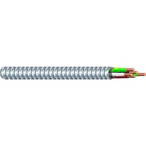 SOUTHWIRE COMPANY 56686789 Metal Clad Armored Cable, 3 Conductor, 750 Kcmil, Aluminium Armor | CG6HGM