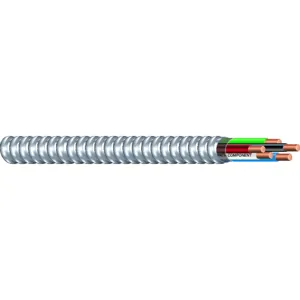 SOUTHWIRE COMPANY 55514699 Metal Clad Armored Cable, 3 Conductor, 350 Kcmil | CG6HMK