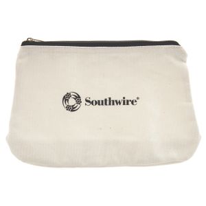 SOUTHWIRE COMPANY 58282840 Zipper Bag, 12 Inch Size, Canvas | CG6KQJ BAG12