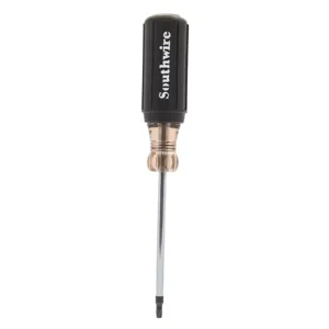 SOUTHWIRE COMPANY 58286240 Square Tip Screwdriver, With 6 Inch Shank, 1/4 Inch Size | CG6KPF SDQ2P4