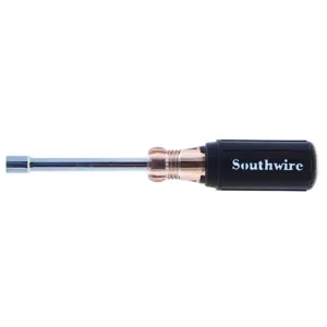 SOUTHWIRE COMPANY 58286940 Shaft Nut Driver, With 3 Inch Shank, 5/16 Inch Size | CG6KPZ ND5/16-3