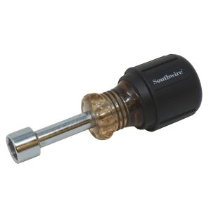 SOUTHWIRE COMPANY 58304540 Magnetic Hex Nut Driver, With 1-1/2 Inch Shank, 3/8 Inch Size | CG6KML ND3/8-1-1/2M