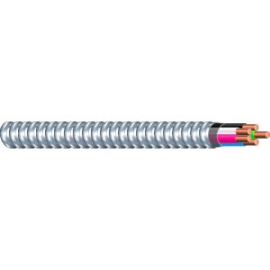 SOUTHWIRE COMPANY 55327899 Metal Clad Armored Cable, 19 Strand, 4 Conductor, 3 Awg | CG6HCK