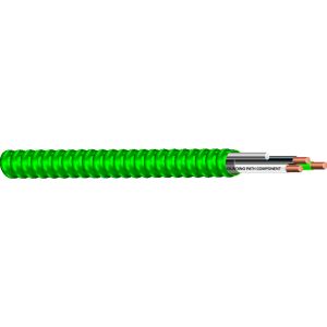 SOUTHWIRE COMPANY 55277901 Metal Clad Armored Cable, 3 Conductor, 12 Awg, Green | CG6HJJ