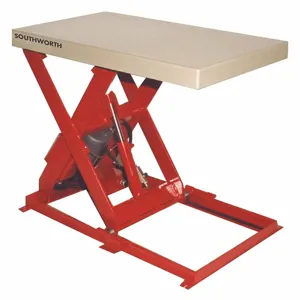 SOUTHWORTH LS05-30-1224-FS-115V Scissor Lift Table 500 Lb. 115v 1 Phase | AF3QDM 8AUD9