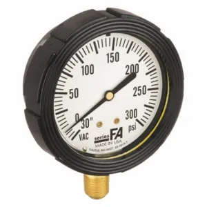 SPAN LFS-210-30Hg/300PSI-G-KEMX Compound Gauge, 30 To 0 To 300 Inch Hg/PSI, Lfs-210, 2 1/2 Inch Dial, Buna-N | CU3DEZ 5NMX5