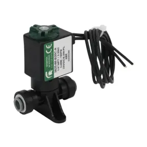 SPARTAN SCIENTIFIC 3825-66-B20C-A Solenoid Valve, 2-Way, 2-Position, Acetal Body, 1/4 Inch Push-To-Connect Tubing Inlet | CV6XPG