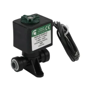 SPARTAN SCIENTIFIC 3825-67-B20G-A Solenoid Valve, 2-Way, 2-Position, Acetal Body, 1/4 Inch Push-To-Connect Tubing Inlet | CV6XPM