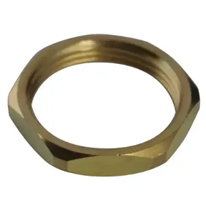 SPEAKMAN 01-0804 Nut, Size 1-1/8-16 Inch, Brass | CE2BTU