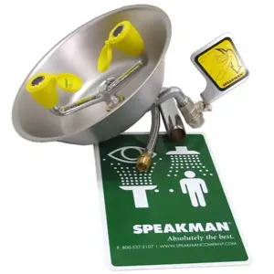 SPEAKMAN G68-0056-SS-RIG Bowl Boxed, With Rigid Pipe, Round, Stainless Steel | CE2CWV