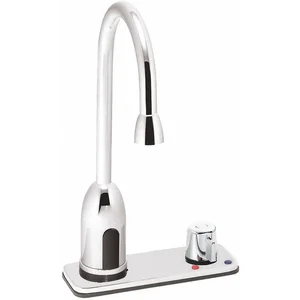 SPEAKMAN S-9112-CA-E Metal, Plastic, SS Bathroom Faucet, Sensor Handle Type | CD2HKE 46AE58