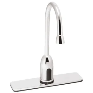 SPEAKMAN S-9221-CA-E Faucet, Powered Sensor, With 8 Inch Deck Plate, Under Counter Mech Mixer | CE2AWR