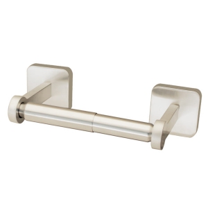 SPEAKMAN SA-2405-BN Toilet Paper Holder, Horizontal Single Roll, Double Post Holder, Metal, Brushed | CE2AAY 455D68