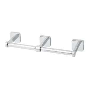 SPEAKMAN SA-2410 Toilet Paper Holder, Horizontal Double Roll, Triple Post Holder, Metal, Polished | CE2ABF 443V57