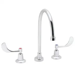 SPEAKMAN SC-3004-8-LD-E Gooseneck Lavatory Faucet, Widespread, Size 8 Inch | CE2AXK