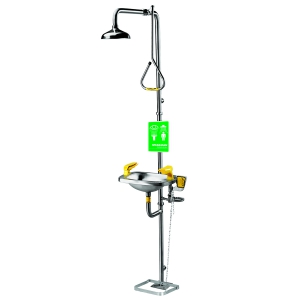 SPEAKMAN SE-623-HFO Emergency Combination Shower, With Stainless Steel Bowl And Eye Face wash | CE2BJN