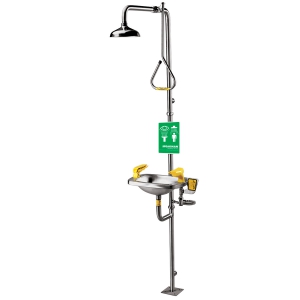 SPEAKMAN SE-623 Emergency Combination Shower, With Stainless Steel Bowl And Eye Face wash | CE2BJM
