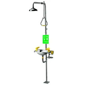 SPEAKMAN SE-623 Emergency Combination Shower, With Stainless Steel Bowl And Eye Face wash | CE2BJM