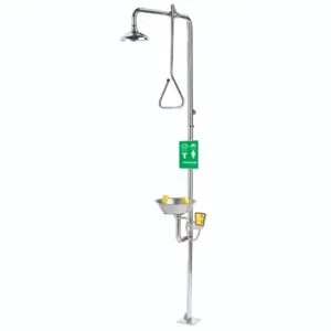 SPEAKMAN SE-625 Emergency Combination Shower, With Eye Face Wash, Stainless Steel | CE2BJP