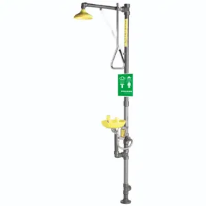 SPEAKMAN SE-690-PVC Emergency Combination Shower, With Eye Face Wash, PVC | CE2BJU