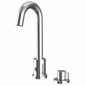 SPEAKMAN SF-9207-TMV Gooseneck Faucet, AC Powered Sensor, With Manual Override, TMV | CE2AYW