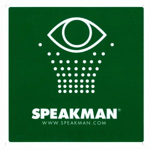 Speakman SGN1 Notfall-Augenspülschild | CE2BRD