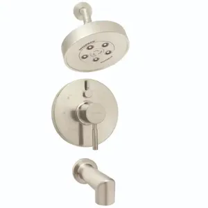 SPEAKMAN SM-1430-P-BN Shower and Tub Combination, With Diverter Valve | CE2AJA