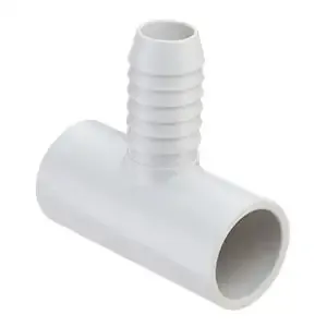 SPEARS VALVES 1102-250BC Transtion Tee, Socket x Insert x Barb, Schedule 40, 2 x 1-1/4 Inch Size, PVC | BU7PET