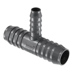 SPEARS VALVES 1401-101BC Reducer Insert Tee, Insert x Insert x Insert, 3/4 x 1/2 Inch Size, PVC | BU7PGD