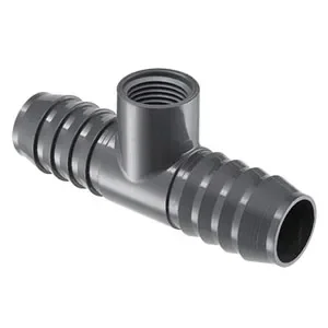 SPEARS VALVES 1402-131BC Reducer Insert Tee, Insert x FPT, 1 x 3/4 Size, PVC | BU7PJD