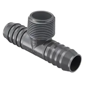 SPEARS VALVES 1403-007BC Insert Tee, Insert x MPT, 3/4 Size, PVC | BU7PJY