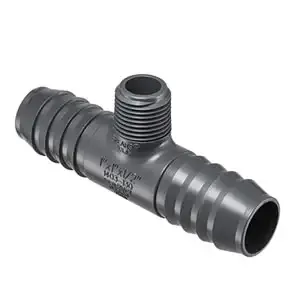 SPEARS VALVES 1403-131 Reducer Insert Tee, Insert x MPT, 1 x 1 x 3/4 Size, PVC | BU7PKH